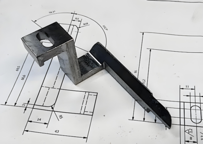 Element frezowany - prowadnica